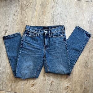 Banana Republic Women’s Blue Denim Jeans - Classic High Rise Straight Fit, sz:25